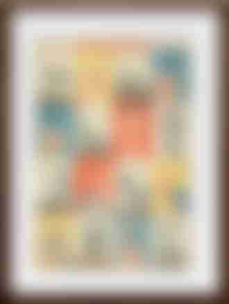 Eight Shadow Figures print