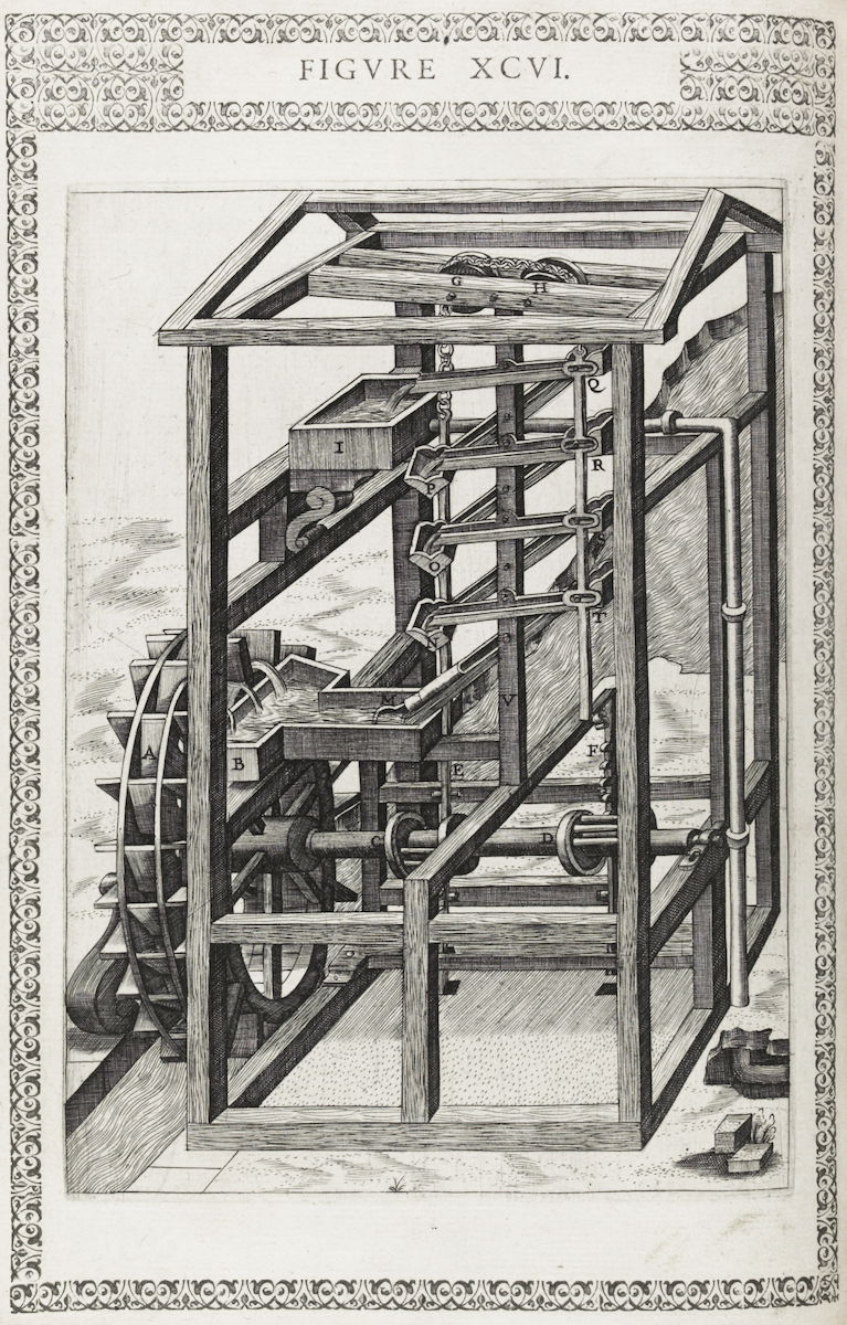 Untitled Image by Agostino Ramelli from Le diverse et