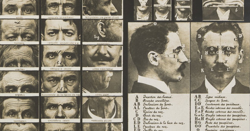 Vertillon ‘Synoptic Table of Physiognomic Traits: Wrinkles and Corpulence’ by ...