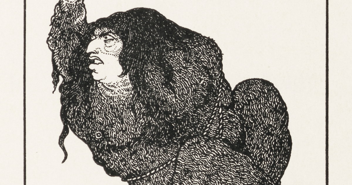 ‘Alberich, illustration for Wagner’s Das Rheingold’ by Aubrey Beardsley ...