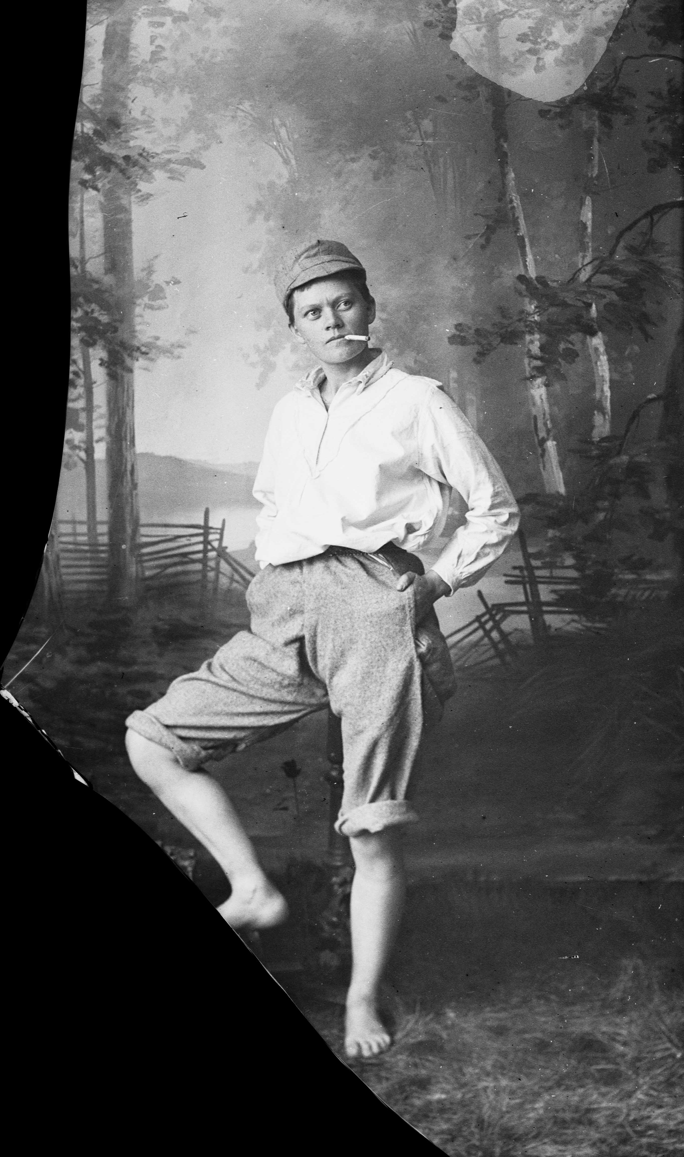 Studio photograph of people posing