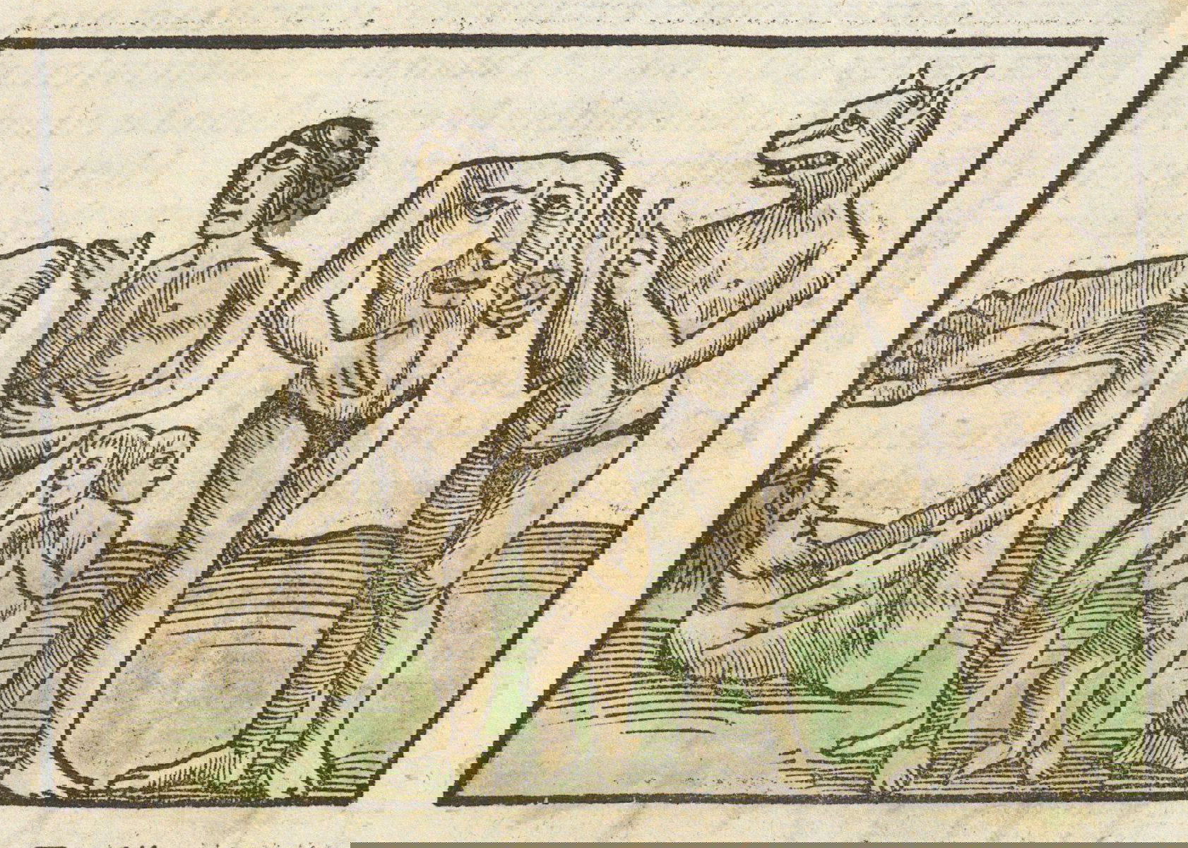 Illustration of headless species of human