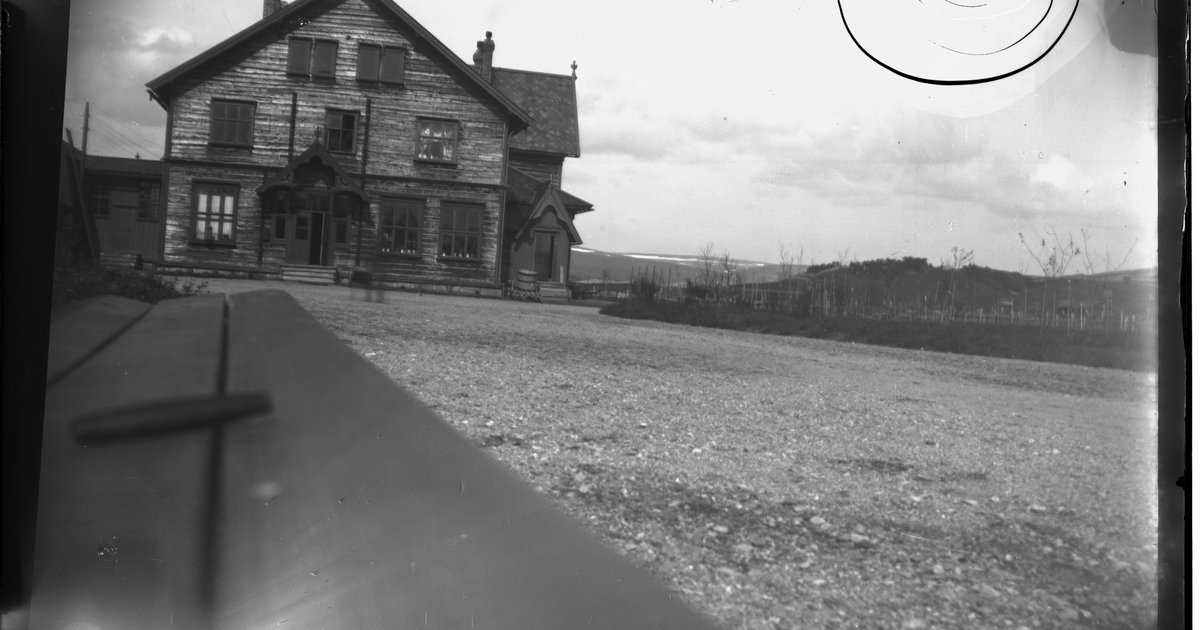 ‘Røros Station’ by Charles Rabot (ca. 1881)