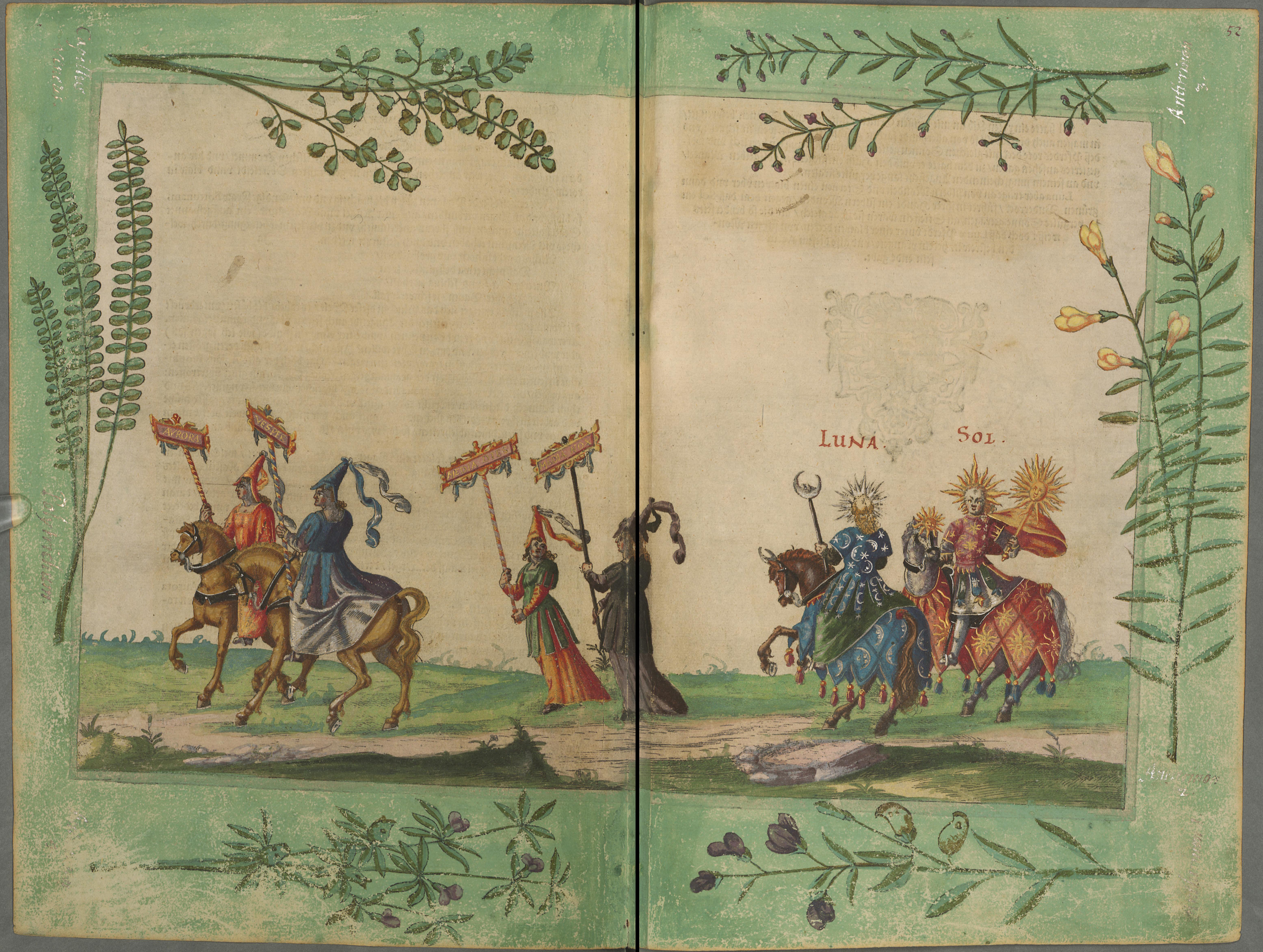 Illustration of the commemorative events held for Elisabeth of Hessen’s christening.