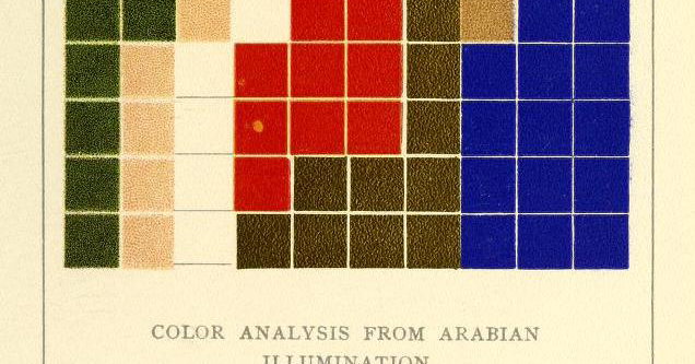‘Color Analysis From Arabian Illumination’ by Emily Noyes Vanderpoel ...