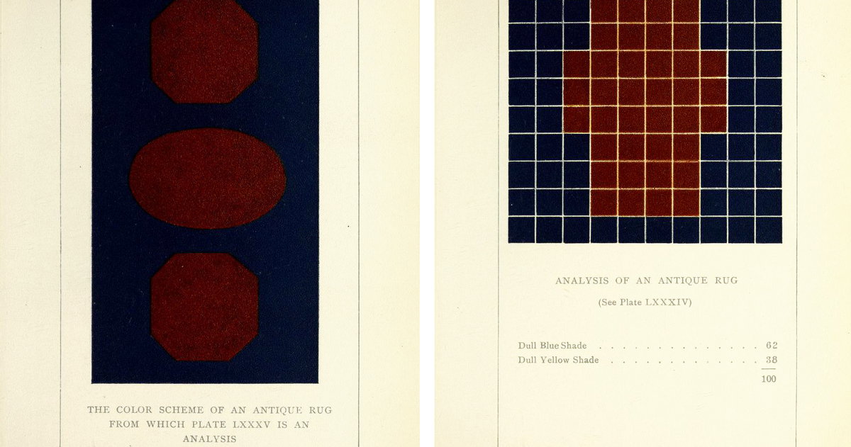 ‘The Colour Scheme of an Antique Rug’ by Emily Noyes Vanderpoel from ...
