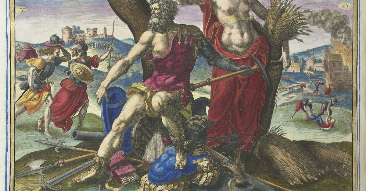 Choleric Man ‘The Choleric Temperament’ by Maerten de Vos, Raphaël Sadeler (I) (1583 ...