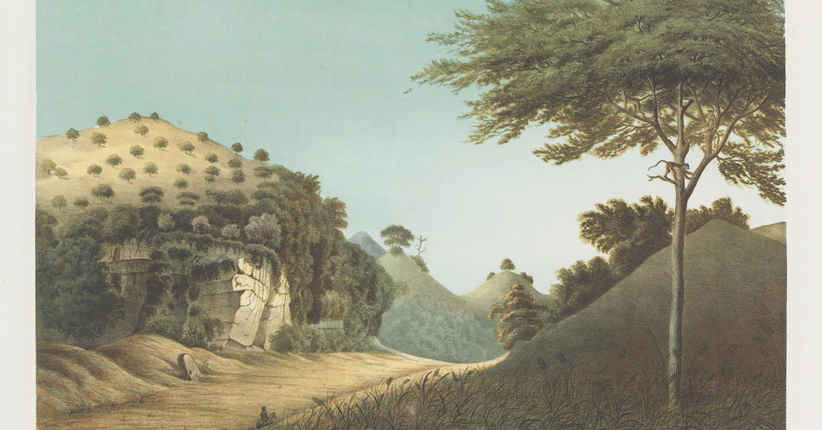 ‘View of a landscape in Gunung Sewu’ by Franz Wilhelm Junghuhn from ...