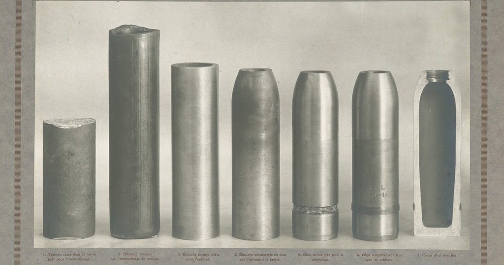 The Six Main Phases of Manufacturing the 75. | Public Domain Image Archive