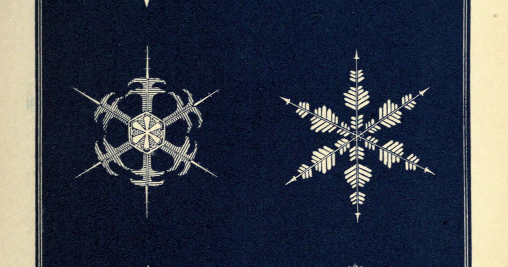 Snowflake Chapter Untitled Image from Snowflakes: A Chapter From the Book of Nature (1863 ...