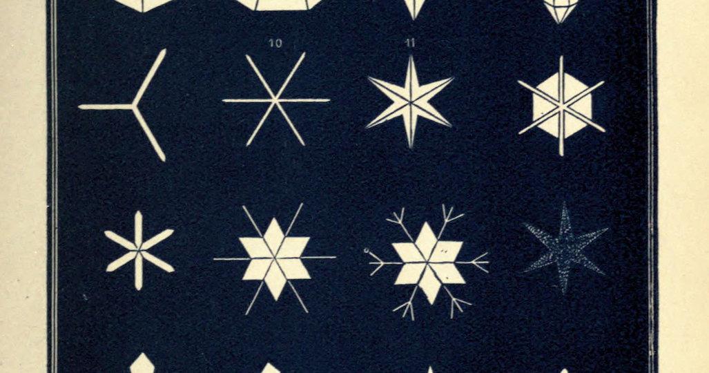 Snowflake Chapter Untitled Image from Snowflakes: A Chapter From the Book of Nature (1863 ...