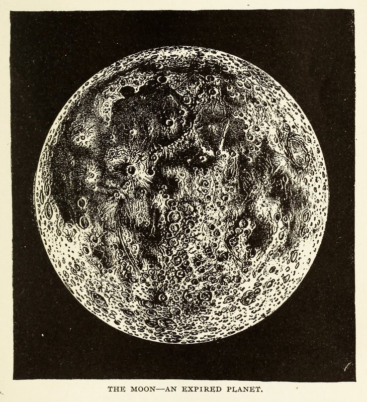 The Moon — An Expired Planet' by Agnes Giberne from The Story of