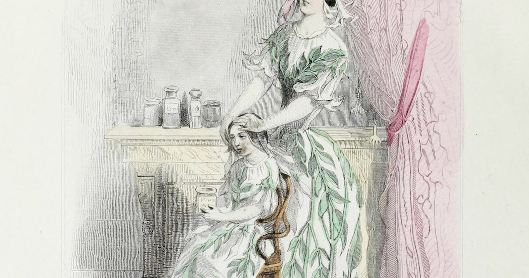 ‘Jasmin’ by J. J. Grandville from The Flowers Personified (1849)