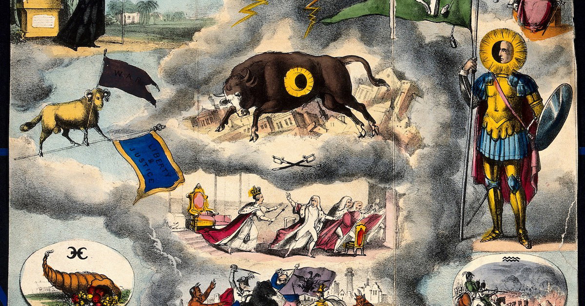 ‘Prophecies of apocalypse’ from Prophetic Messenger / Raphael’s Almanac ...