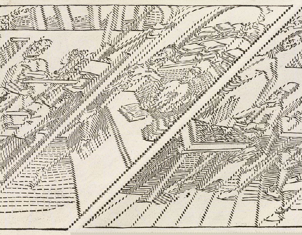 A dance of death scene' by Mathias Huss from La Grant Danse