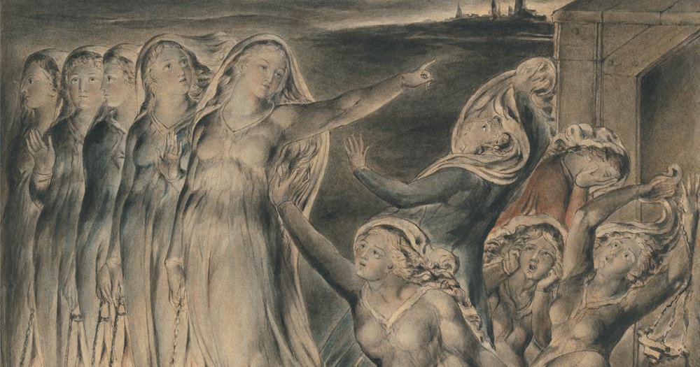 ‘The Parable of the Wise and Foolish Virgins’ by William Blake (1825)